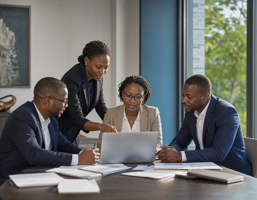 Équipe de BARKA GROUP en réunion de travail à Ouagadougou